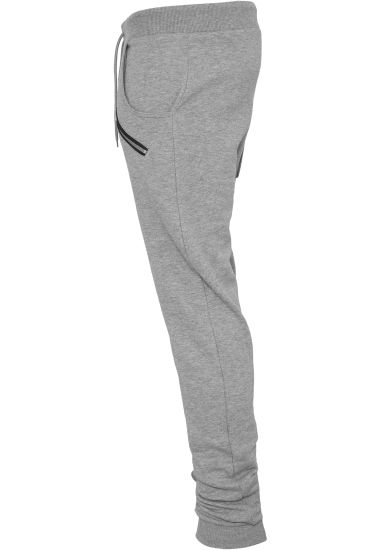 Брюки URBAN CLASSICS Zip Deep Crotch Sweatpants (Серый (Grey)