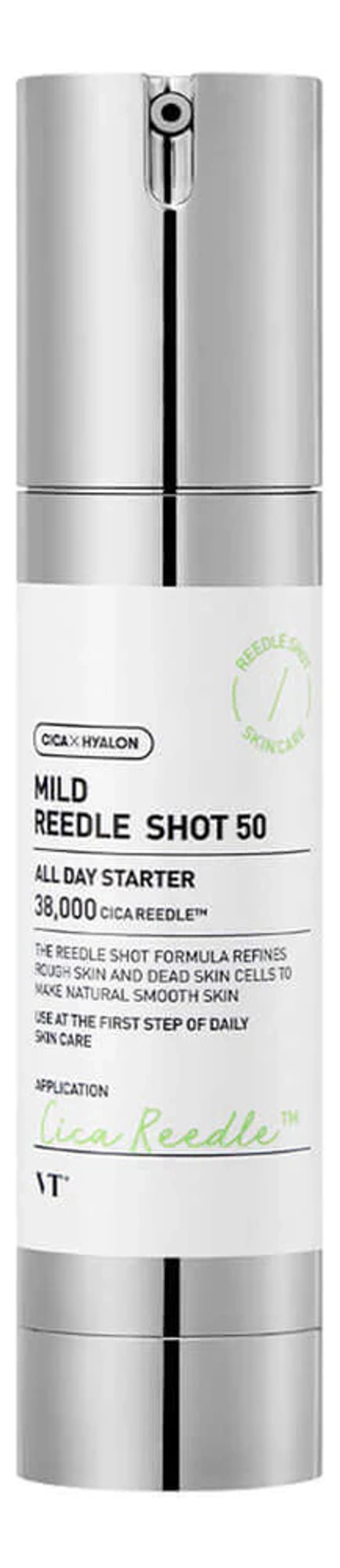 VT Cosmetics Бустер-сыворотка с микроиглами для ежедневного применения Mild Reedle Shot50, 50 мл