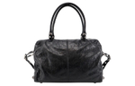 Balenciaga Leather Handbag Travel Bag Unisex Black