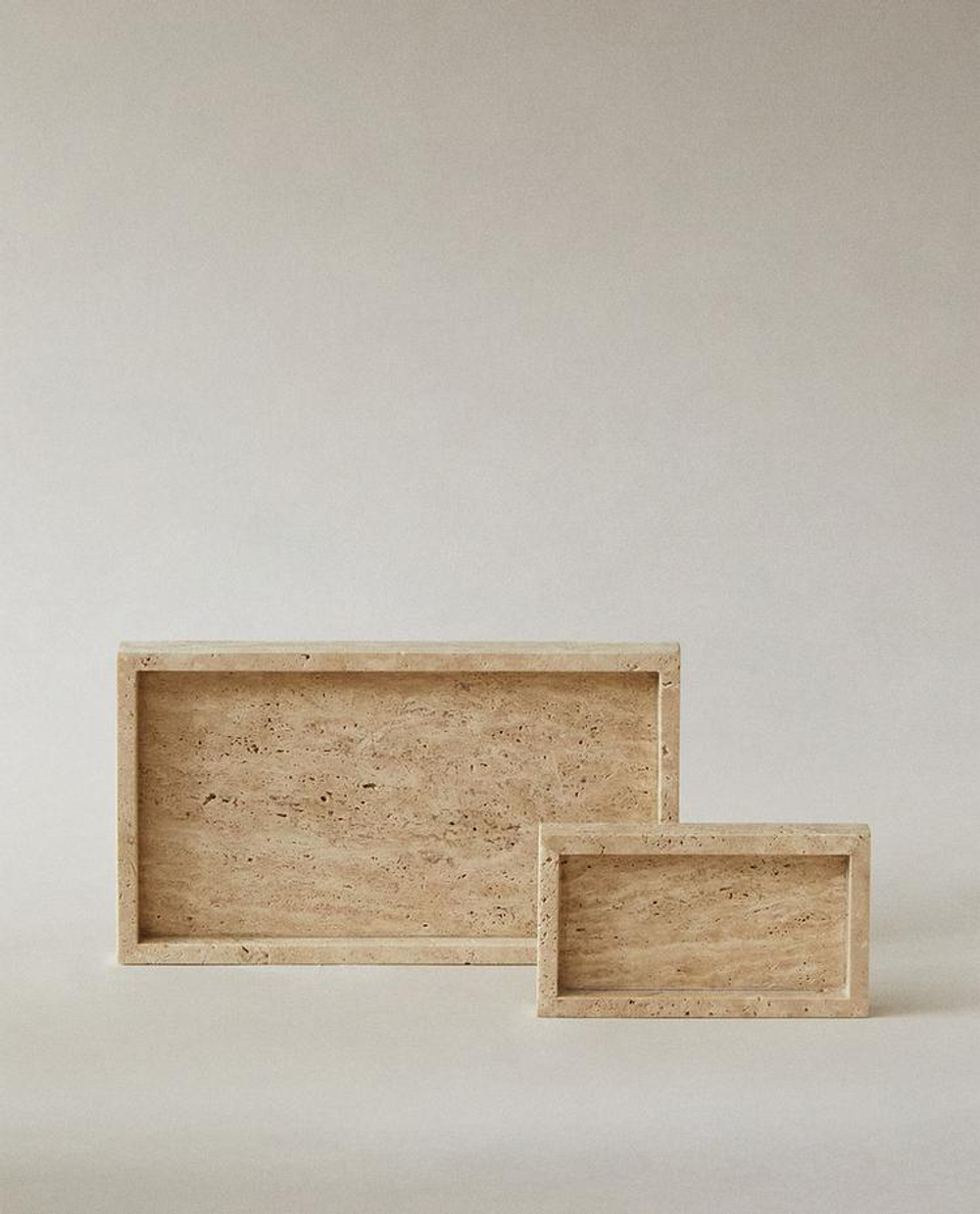 ZARA HOME МЫЛЬНИЦА ДЛЯ ВАННОЙ КОМНАТЫ ИЗ МРАМОРА, БЕЖЕВЫЙ