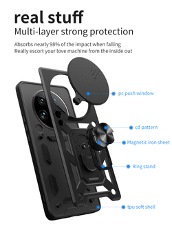 Чехол с кольцом Bumper Case для Xiaomi 14 Ultra