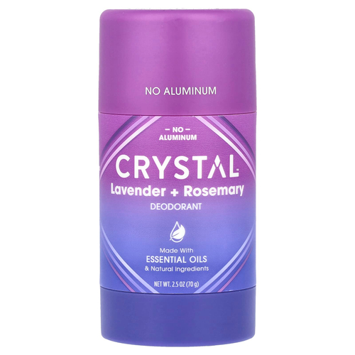 CRYSTAL, Обогащенный магнием дезодорант, лаванда и розмарин, 70 г (2,5 унции)