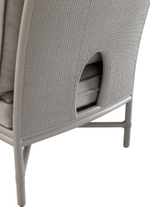 Кресло McGuire Open Oval Caned Chaise Lounge