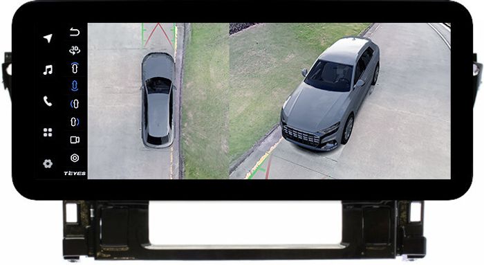 Магнитола для Toyota Alphard 30, Vellfire 2015-2023 (менее 10 динамиков, любой руль) - Teyes LUX ONE 360 монитор 12.3" 2K QLED на Android 10, Быстрая, CarPlay, 4G SIM-слот, 4 камеры в комплекте