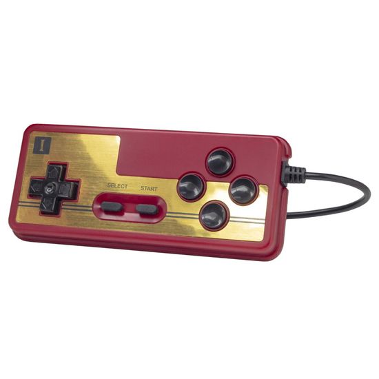 Игровая приставка Денди Retro Genesis 8 Bit Classic + 300 игр (AV кабель, 2 проводных джойстика)
