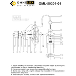 Настенный светильник Omnilux Ferro OML-50301-01
