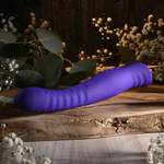 Фиолетовый вибростимулятор Trixxxie - 22,2 см.
