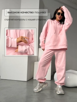 Спортивный костюм весенний с худи без начеса