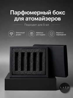 Парфюмерный бокс для атомайзеров и отливантов, 5 мл