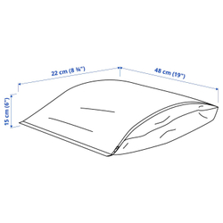 IKEA PÄRKLA  (ИКЕА ПÄРКЛА)  -  Мешок для обуви, 48x22 см