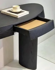 Консоль 5167 с выдвижным ящиком, 150х87 см, черное дерево