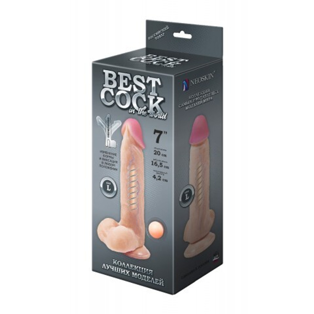 Фаллоимитатор Lovetoy F&F Best Cock 7 (16,5×4,2 см) на присоске