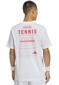 Теннисная футболка Adidas Category Graphic - white