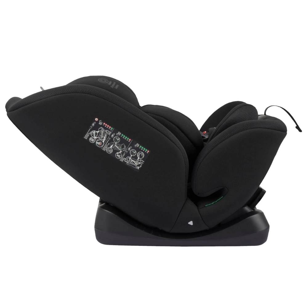 Автокресло Indigo DIESEL, I-SIZE, 0+1+2+3 (40-150 см, 0-36кг) черный