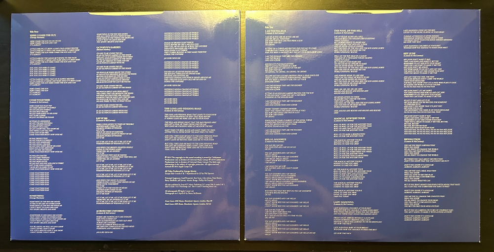 The Beatles - 1967-1970 2LP (Европа 2014г.)