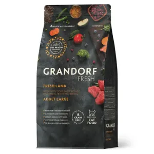 Сухой корм GRANDORF Fresh Cat LARGE Lamb&Sweet Potato для крупных кошек из свежего мяса ягненка с бататом