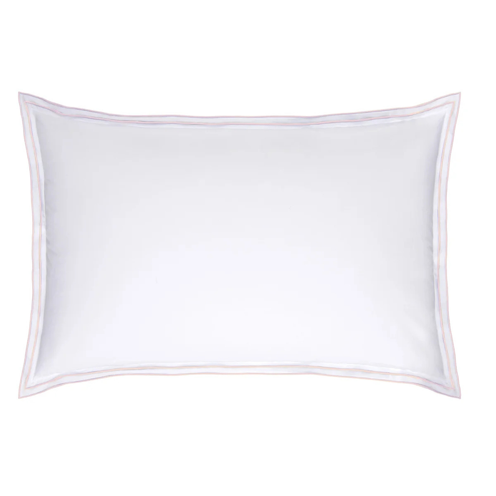 Наволочка PURE WHITE Percale Blanc – Finition Blush