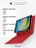 Чехол книжка для iPad 7/8/9 (10,2")/ Pro (10,5") Gurdini Milano Series Red