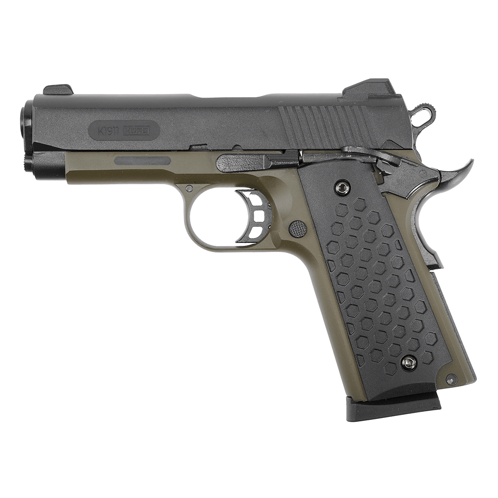 Пистолет сигнальный К 1911 KURS, compact, калибр 5,5 мм, под патрон 10ТК, хаки