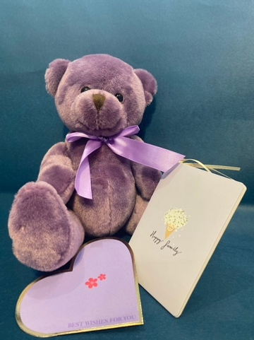 Игрушка мягкая Медведь лавандовый «Mimi Toys»