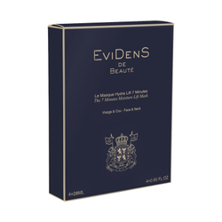 Evidens de Beaute Набор лифтинг-масок для лица и шеи The 7 Minutes Moisture Lift Mask Pack, 4 шт