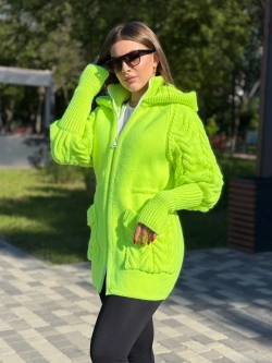 Кардиган куртка анорак вязаный