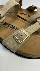 Шлепанцы Birkenstock светло коричневые
