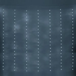 Гирлянда для дома ЗАНАВЕС «Жемчужина» ш3* в2 м 200 ламп LED, прозр. пров, 8 реж,IP-40, Белый (возможность соединения)