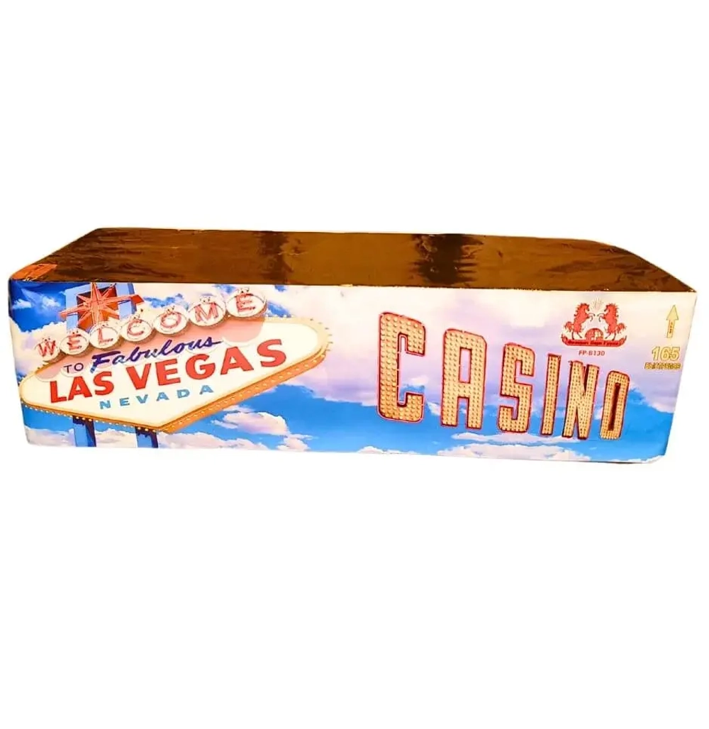 Батарея салютов Casino (FP-B130) от Фаворит Пиро Групп, 165 залпов, 20–25 мм