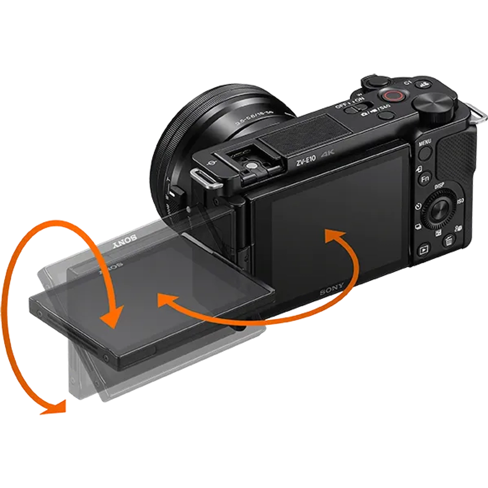 Цифровая фотокамера Sony ZV-E10 Kit 16-50mm II. Черный