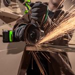 Угловая шлифовальная машина акк. Greenworks AG590, 24V, б/щет, 125 мм, 8500 об/мин, Anti-Kickback,1х4Ач,ЗУ,кор (3201007CUB)
