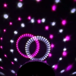 Диско-шар светодиодный «Каледоскоп», LED (красный, зеленый, синий), USB+mp3+пульт (220V)