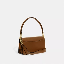 COACH СУМКА ЧЕРЕЗ ПЛЕЧО SIGNATURE CANVAS TABBY 26, КОРИЧНЕВЫЙ