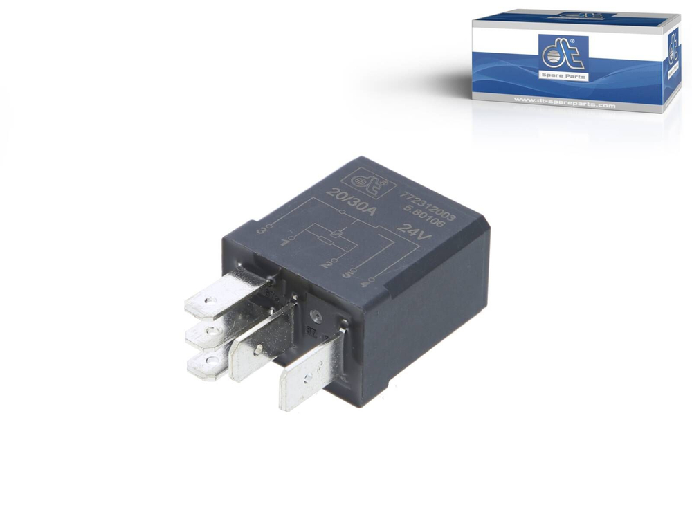Реле щёток DAF/Mercedes/VOL/SC/SET 24V 10A