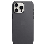 Тканевый чехол с поддержкой MagSafe Apple FineWoven Case для iPhone 15 Pro Max, Black (Черный)