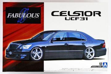 Сборная модель 1/24 Aoshima Toyota Celsior UCF31 '03 Fabolous