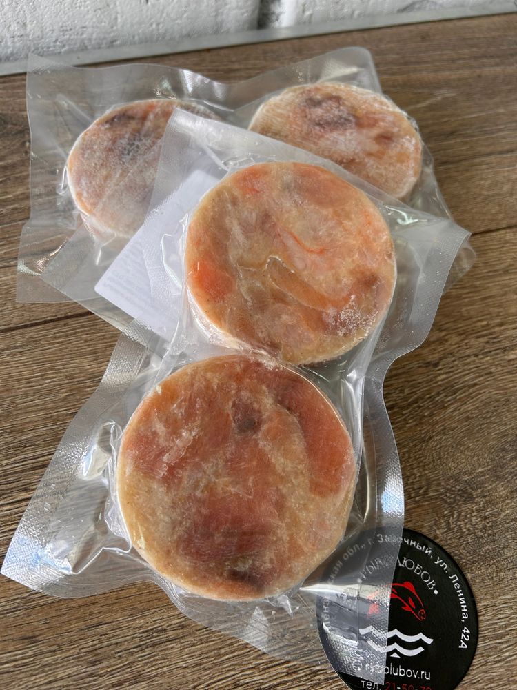 Медальоны из креветки и горбуши 180 гр.