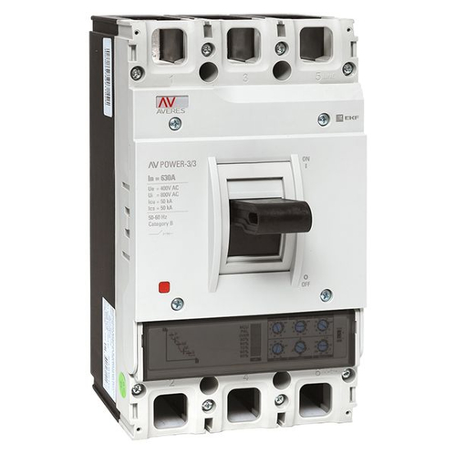 Выключатель автоматический в литом корпусе AV-POWER-3/3 630А 50кА ETU2.0 EKF