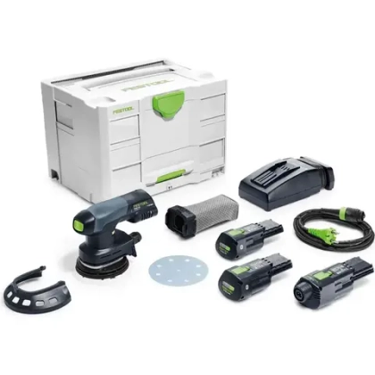 Аккумуляторная эксцентриковая шлифовальная машинка ETSC 125 Li 3,1 I-Set FESTOOL 575712