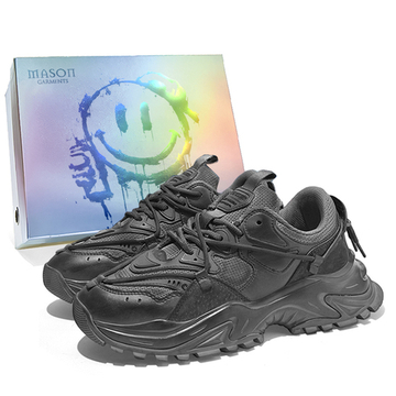 Masongarments Shark Tooth Series Chunky Sneakers серый черный