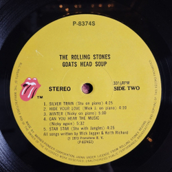 Винтажная виниловая пластинка LP The Rolling Stones Goats Head Soup (Japan 1973) (Obi)