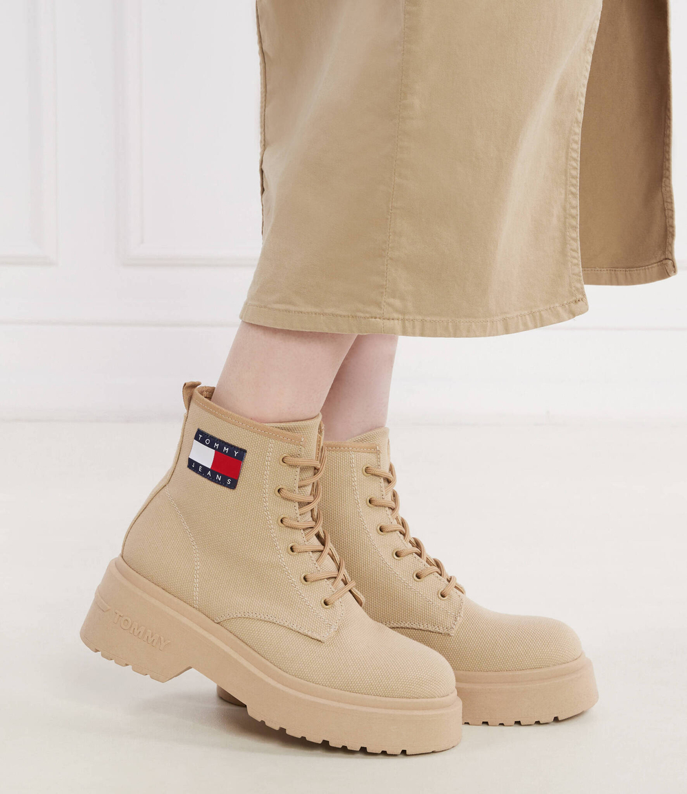 Ботильоны на платформе TJW LACE UP FESTIVAL Tommy Jeans - бежевый(EN0EN02445)