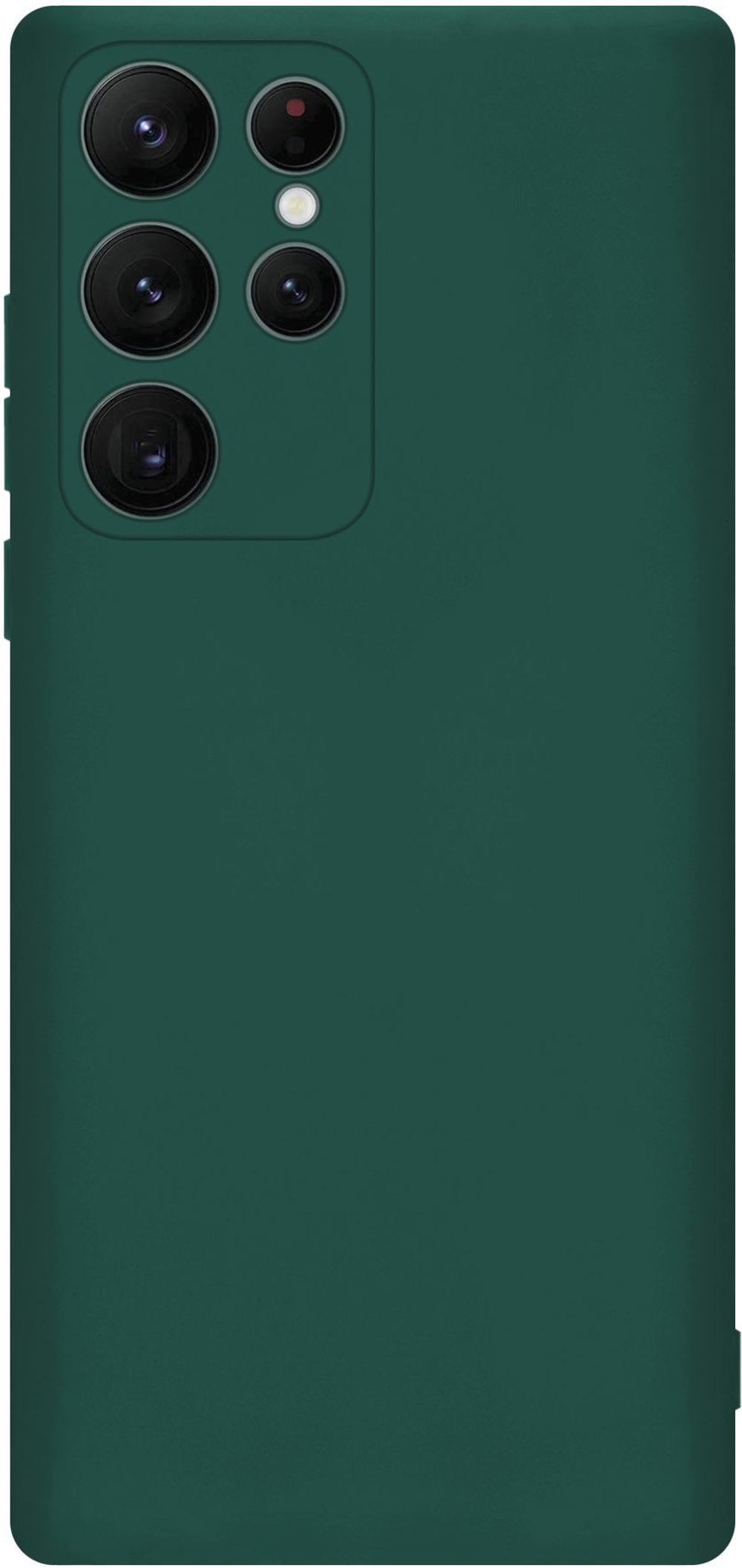 Мягкий Soft Touch чехол из силикона для SAMSUNG GALAXY S22 ULTRA с бархатной подкладкой