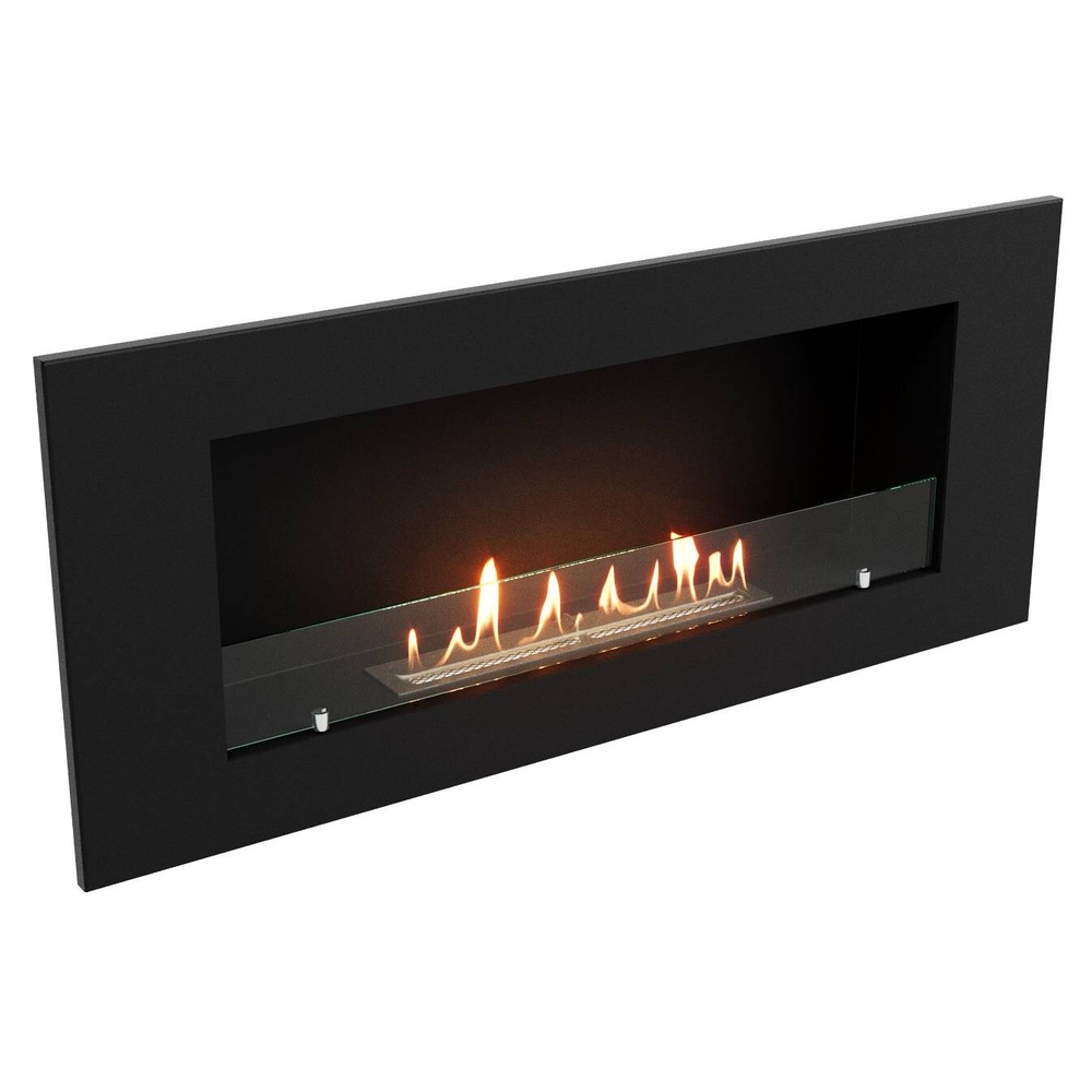 Каминокомплект:Биокамин Firelight BFP/W-110+Набор керамических камней М, черные