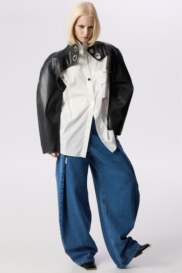 Джинсы Pleat
