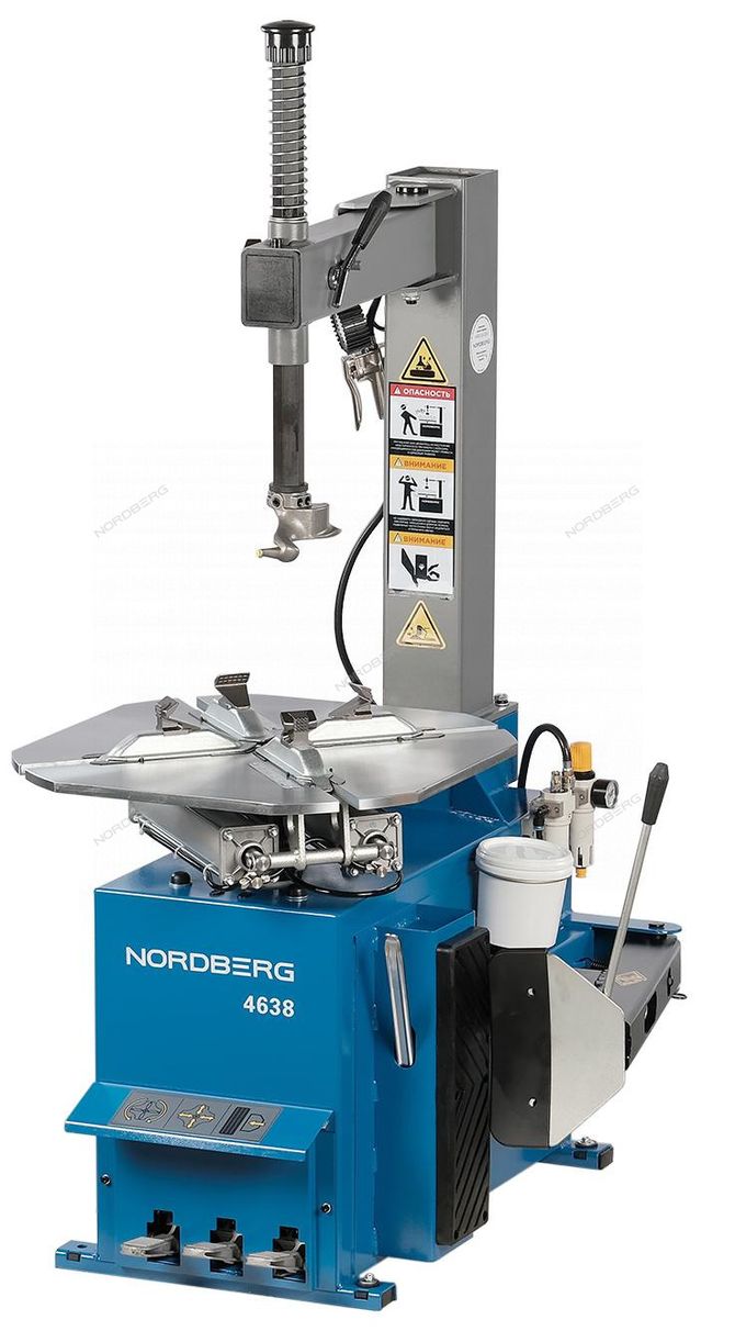 NORDBERG (4638B 380) Станок шиномонтажный полуавтомат, односкоростной, 380 В, синий