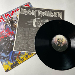 Винтажная виниловая пластинка LP Iron Maiden The Number Of The Beast (Japan 1982) (No Obi)