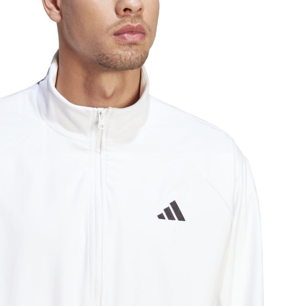 Мужская теннисная кофта Adidas Vel Jacket Pro - white