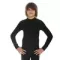 Терморубашка подростковая на мальчика BRUBECK Thermo body guard LS11690 черная