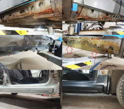 Порог правый Volkswagen Passat B3 1988-1993 (Polcar)